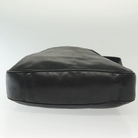 GUCCI Bamboo Hand Bag Leather Black Gold 001 2852 1577 0 - Picture 9 of 12